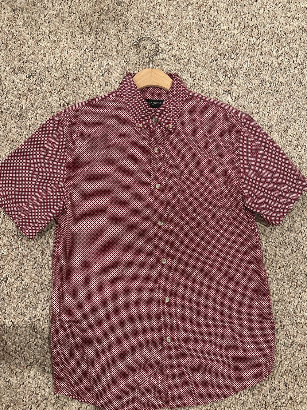 Banana Republic Slim Fit Short-Sleeve Button-Up Shirt
